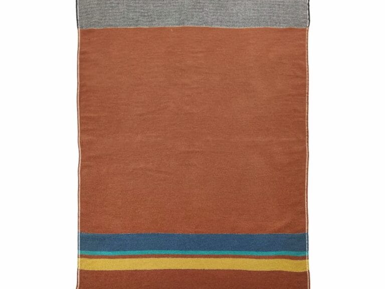 Libeco Redwood Linen and Wool Throw image