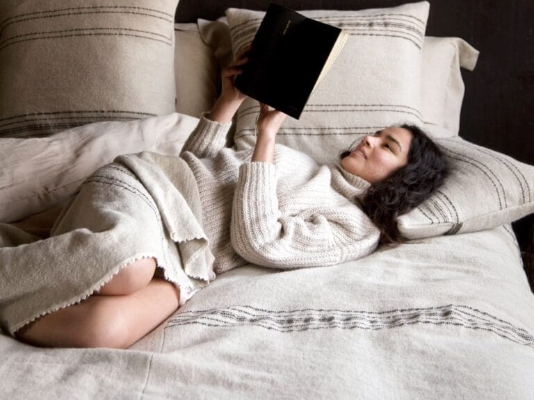 Libeco Moroccan Stripe Linen and Wool Pillow Cover image
