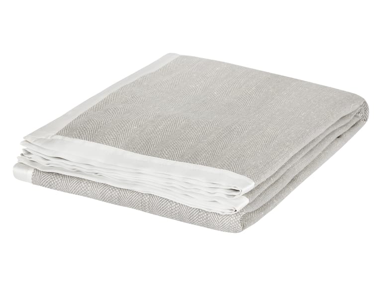 Gingerlily Herringbone Silk Throw Blanket