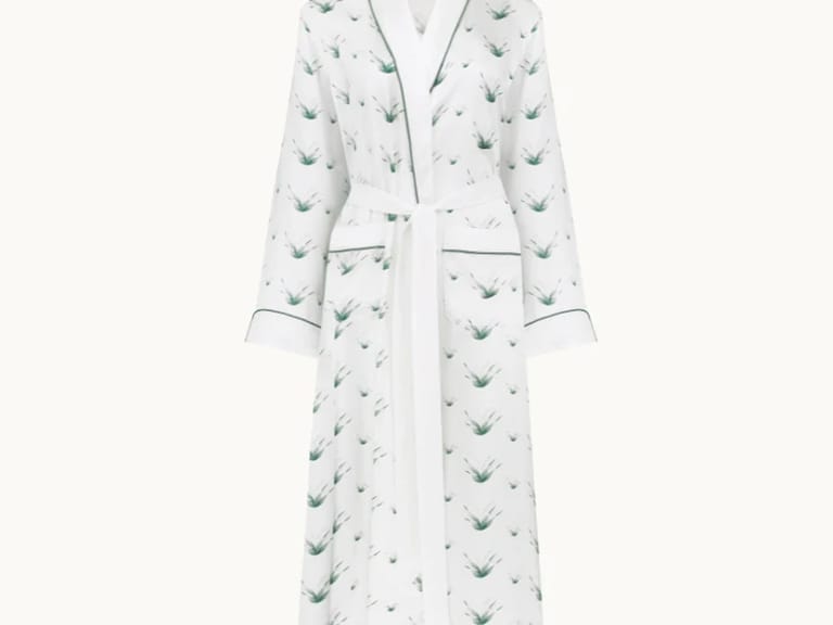 Gingerlily Silk Dressing Gown image