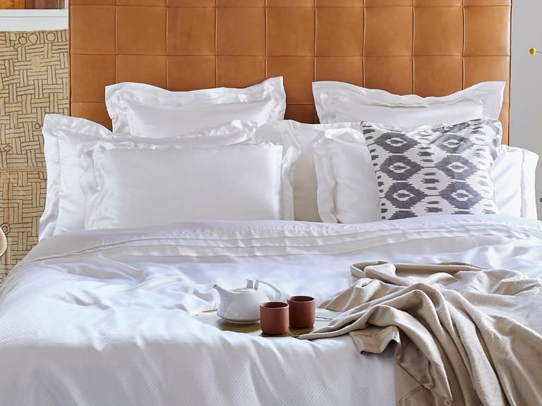 Gingerlily Rattan Silk Pillowcase Sham image
