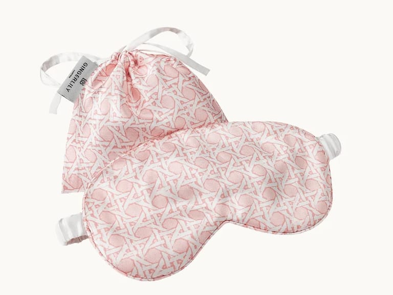 GingerLily Silk Eye Mask with pouch image