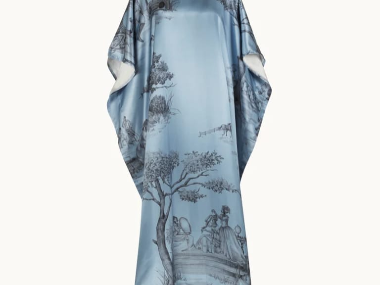 Gingerlily Harlem Toile Silk Kaftan image