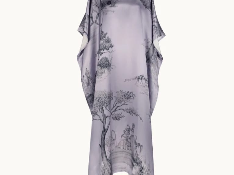 Gingerlily Harlem Toile Silk Kaftan image