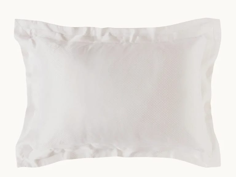 GingerLily Eva White Silk Pillowcase Sham image