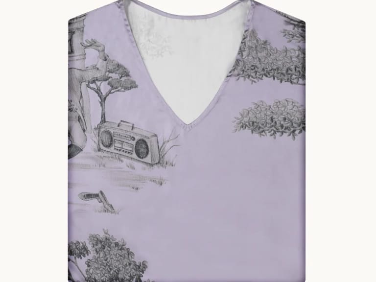 Gingerlily Harlem Toile Silk Kaftan image