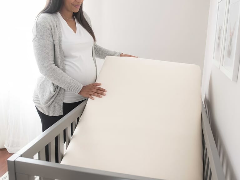 Naturepedic Breathable 2-Stage Organic Crib Mattress image