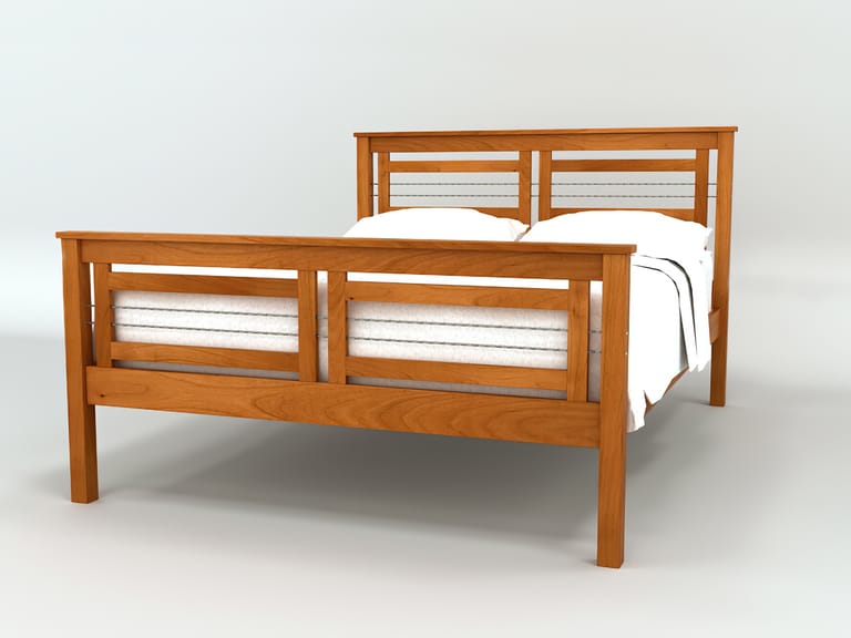 Vermont Furniture Designs Cable Crossing Bed Frame