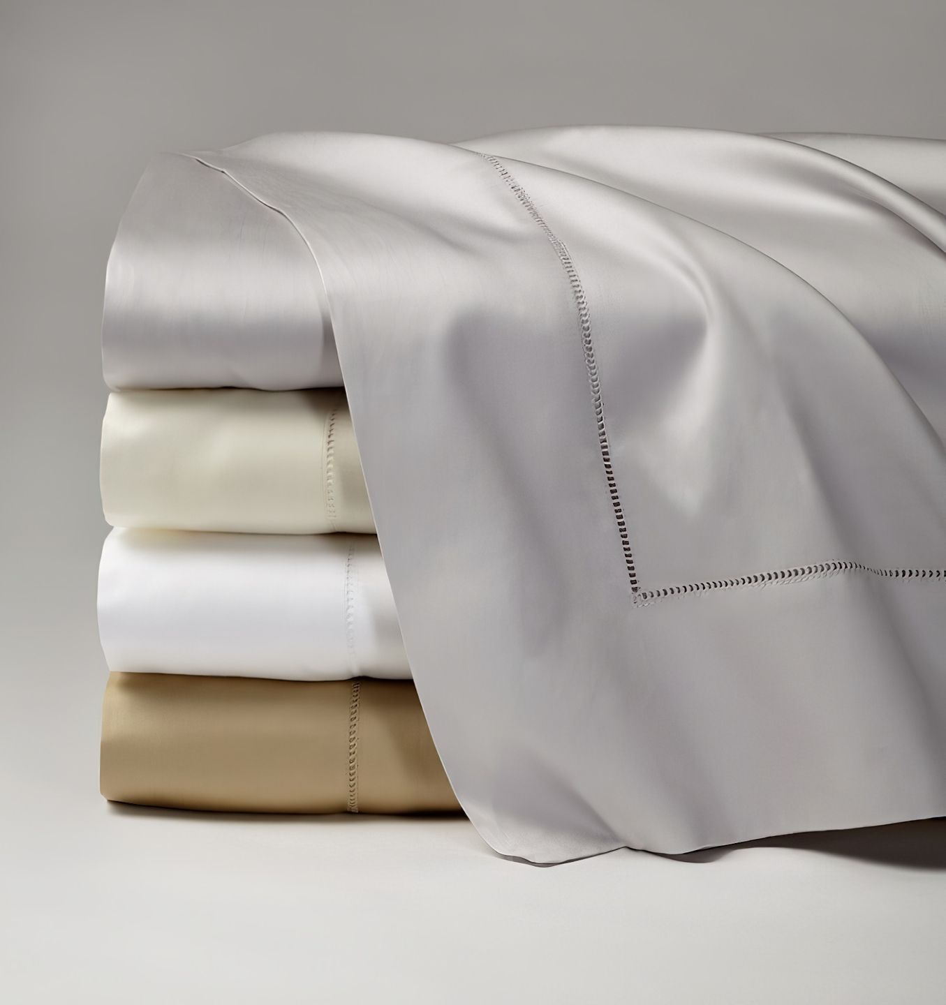 Sferra Fiona Luxury Cotton Sateen Sheets Sheets