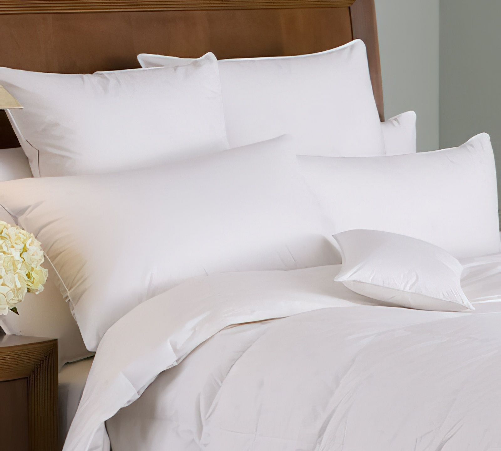 Real goose down pillows top