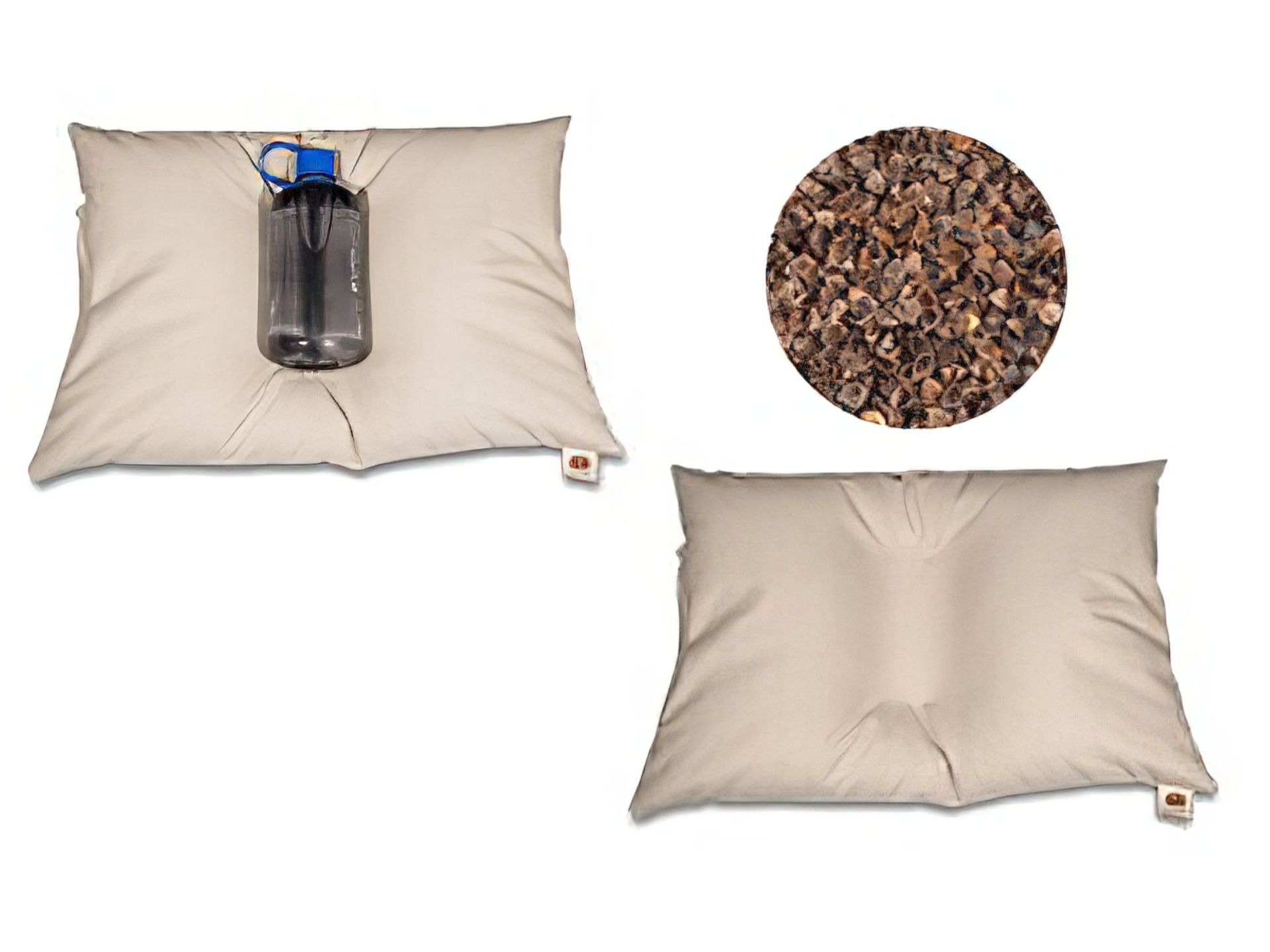 Sachi Organics Buckwheat Hull or Millet Hull Support Pillows Buckwheat Millet Hull