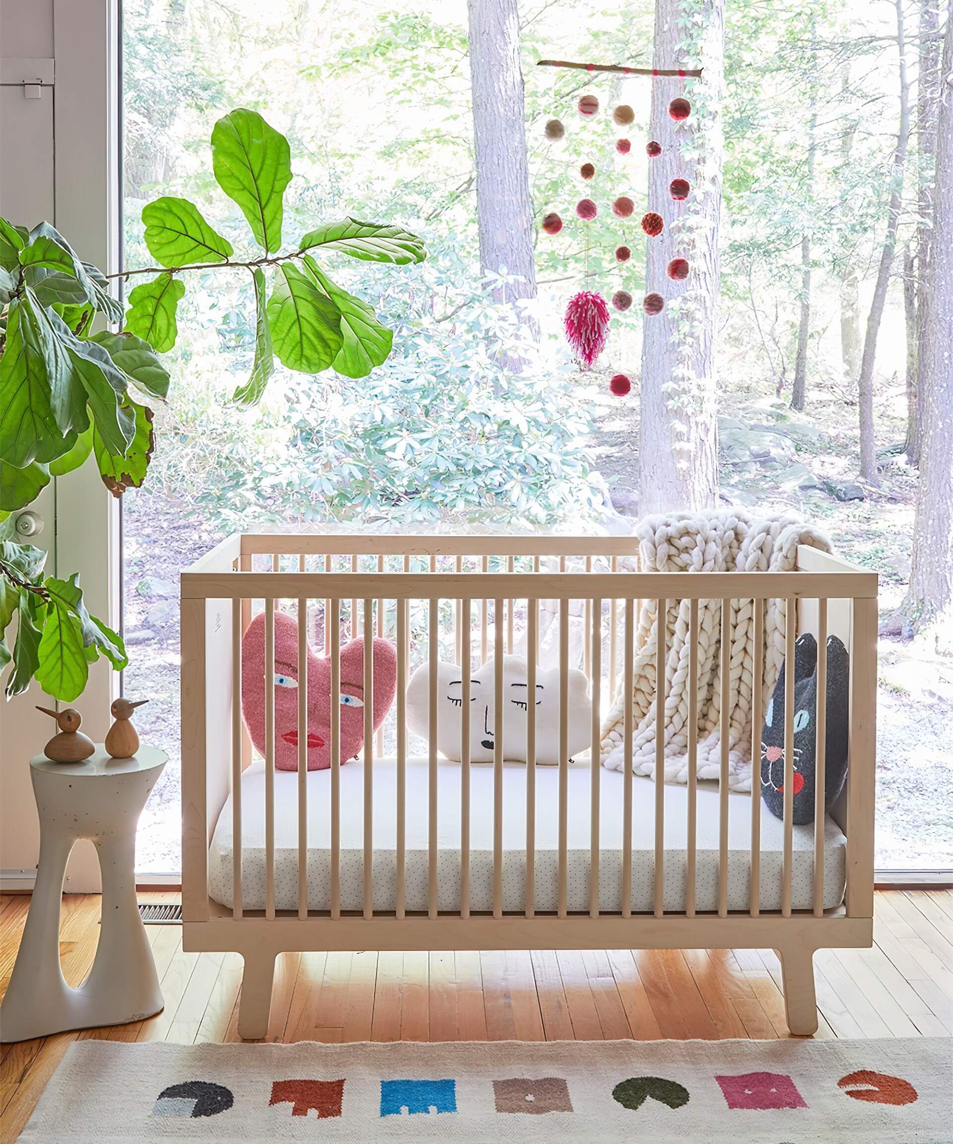 Oeuf sparrow crib grey sale