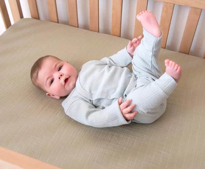 Naturepedic Organic Breathable Muslin Crib Sheet Organic Crib Bedding