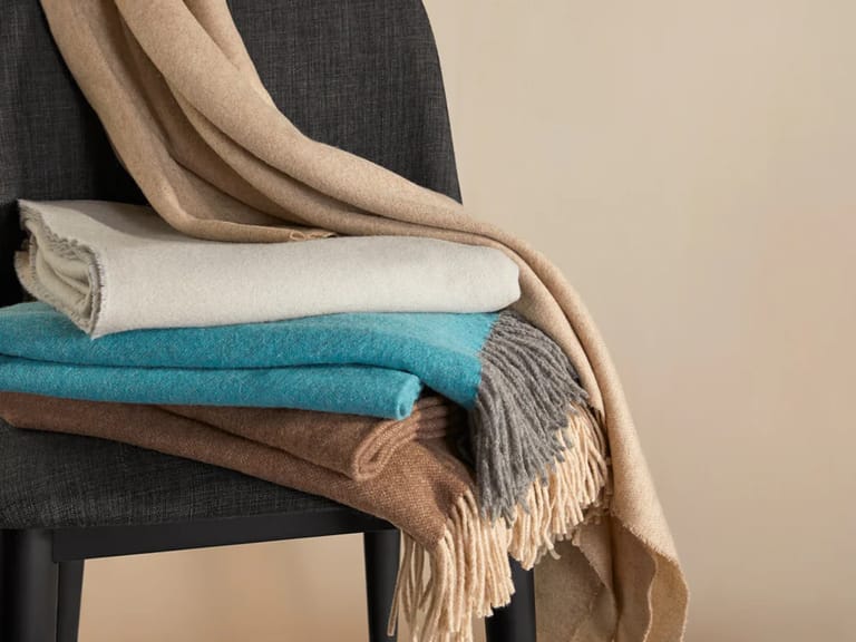 Sferra Renna Cashmere Throw Blanket Blankets and Quilts
