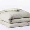 COYUCHI Organic Cotton Crinkled Percale Duvet Cover image