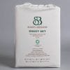 Sleep and Beyond 100% Organic Cotton Percale Sheet Set image