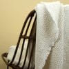 LinenCasa Linen Throw - Stonewashed - Waffle Textured - Frayed Edges image