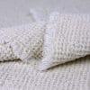 LinenCasa Linen Throw - Stonewashed - Waffle Textured - Frayed Edges image