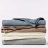 Coyuchi Sequoia Washable Organic Cotton and Wool Blanket image