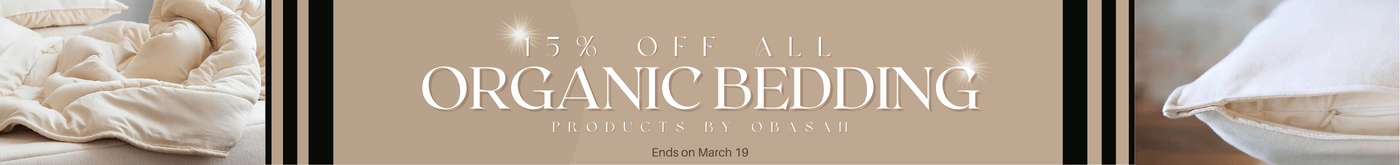 15% off Obasan bedding March 2023