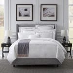 Sferra Grande Hotel Luxury Linens Pillows on Bed