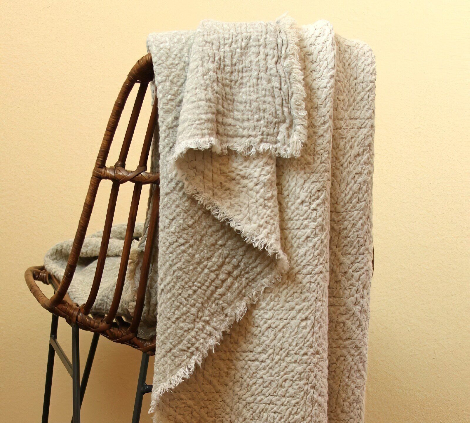 Textured throw best sale