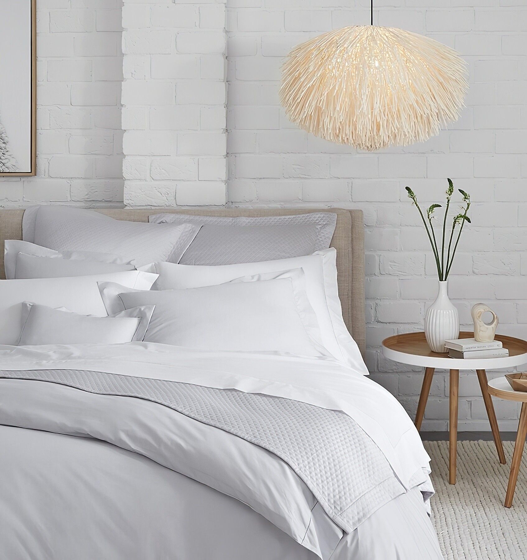 Sferra Simply Celeste Luxury Percale Sheets Protectors