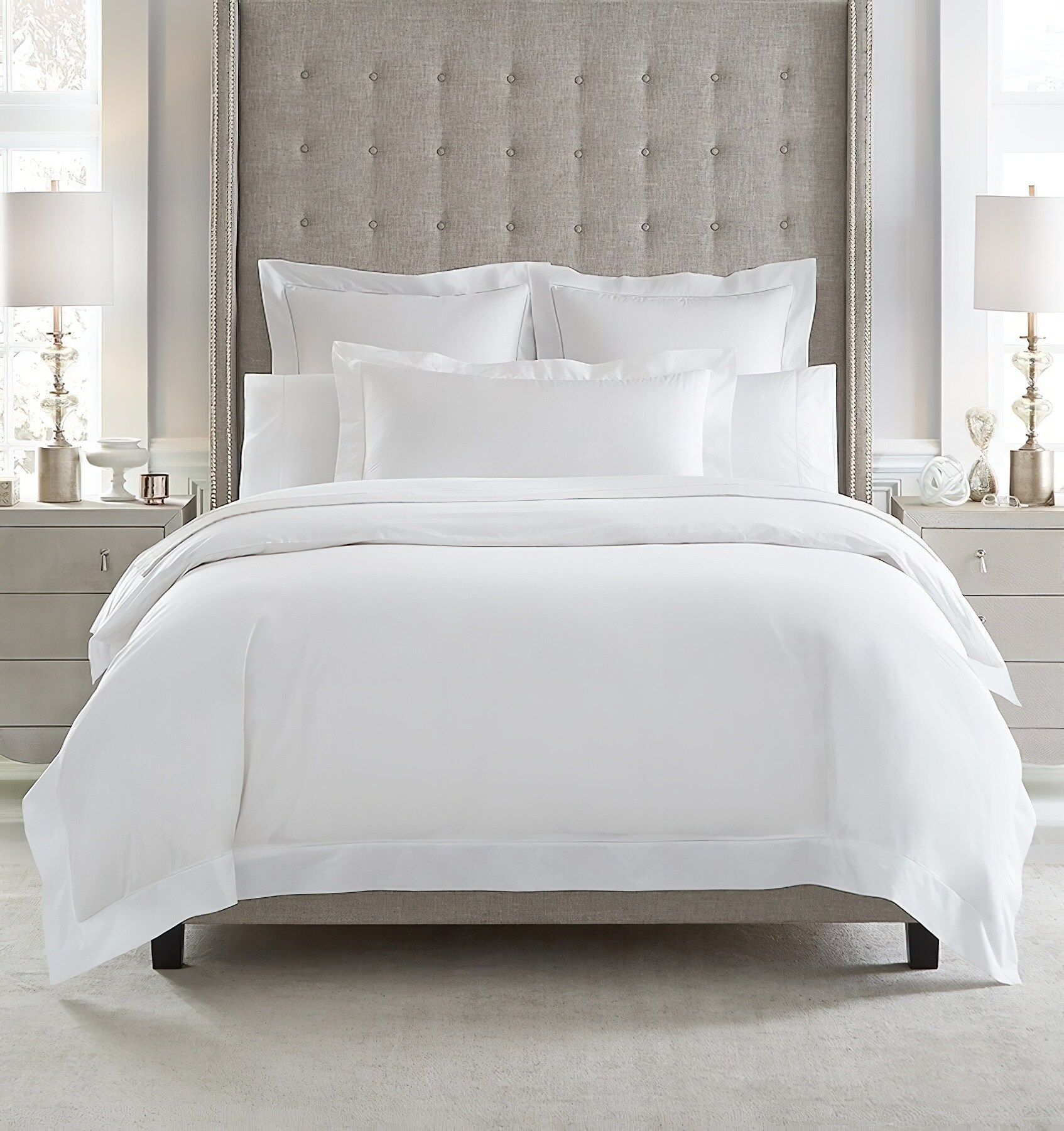 Grande Hotel Duvet Cover, Luxury Percale Duvet Cover