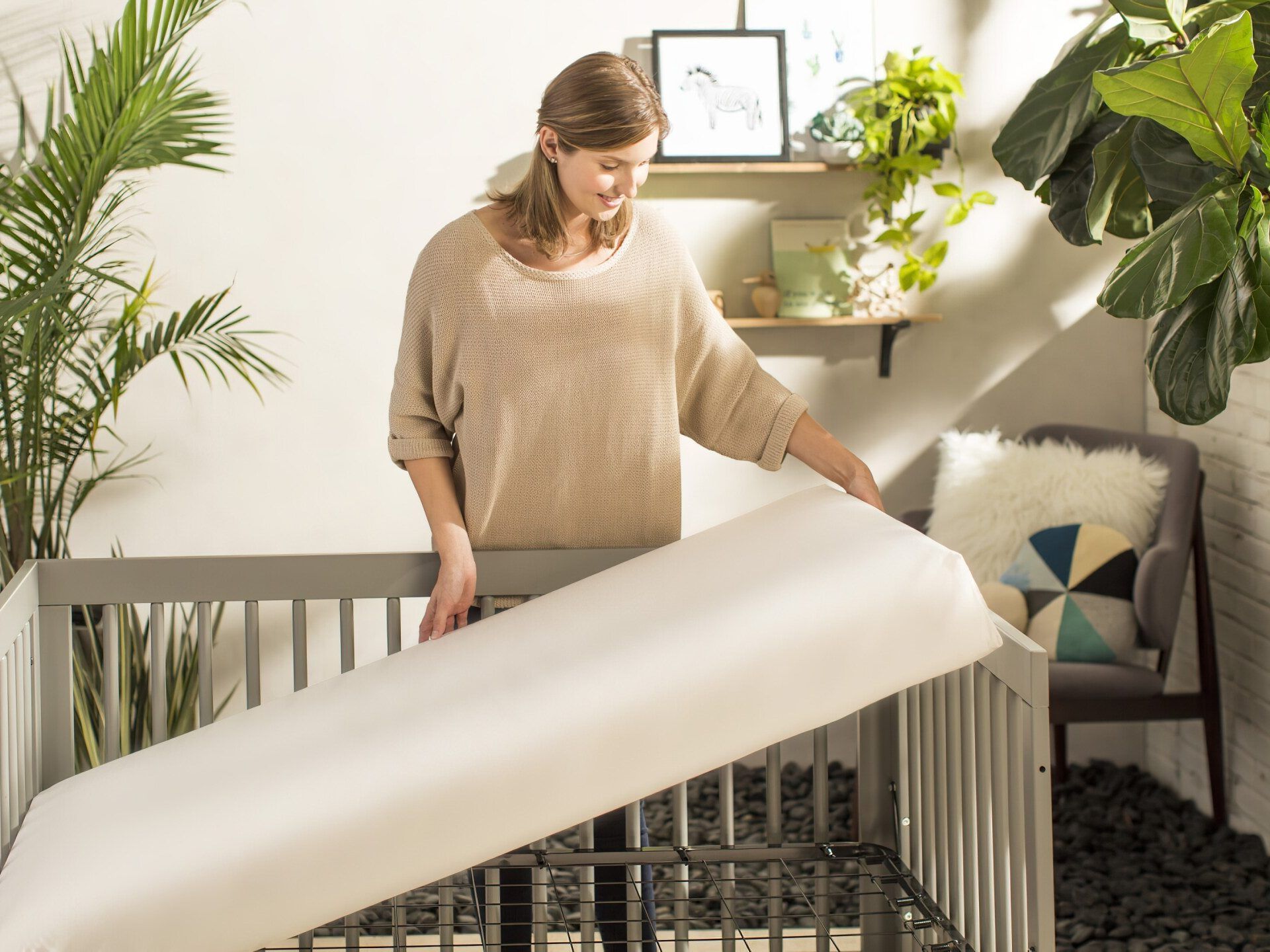 Naturepedic Lightweight Organic Cotton Crib Mattress Organic Kids