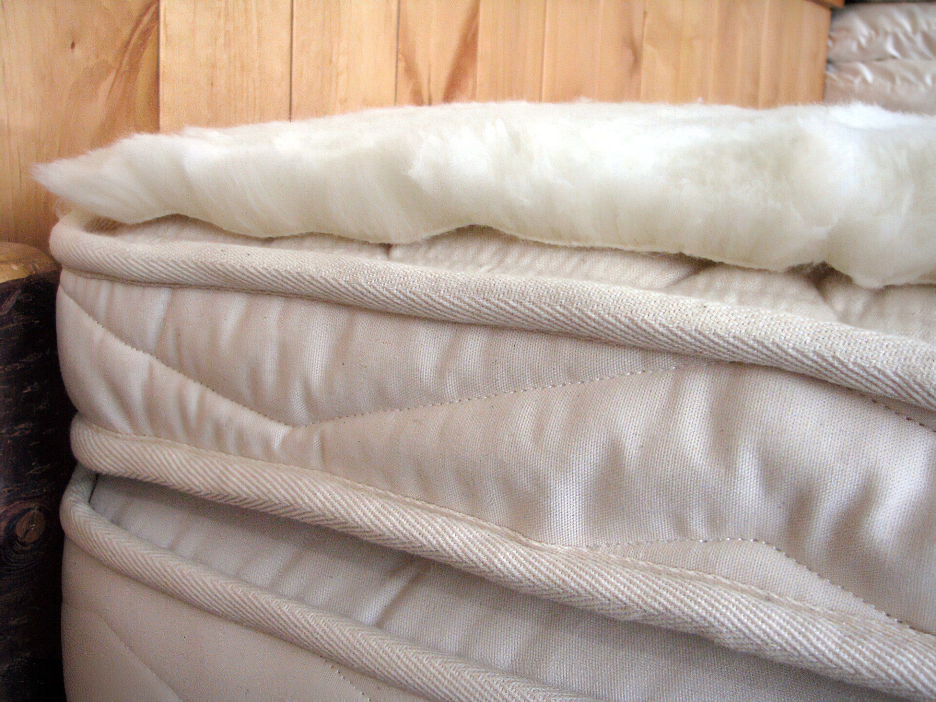Wool fleece sales mattress pad