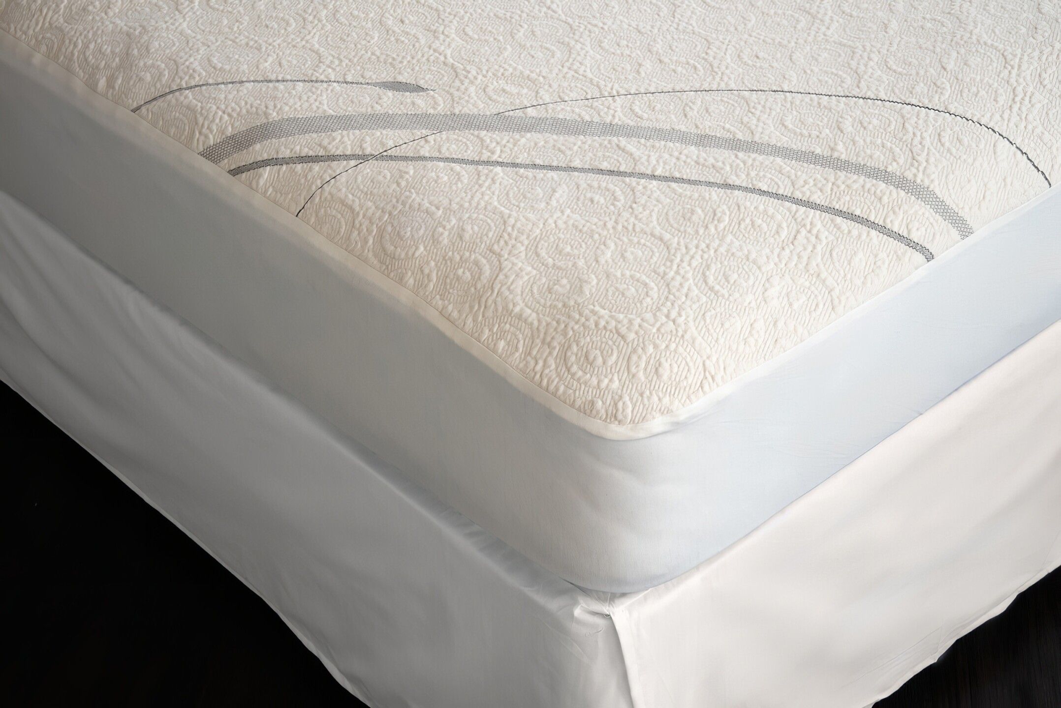 Suite Sleep Organic Cotton Stretch Knit Mattress Protector Mattress