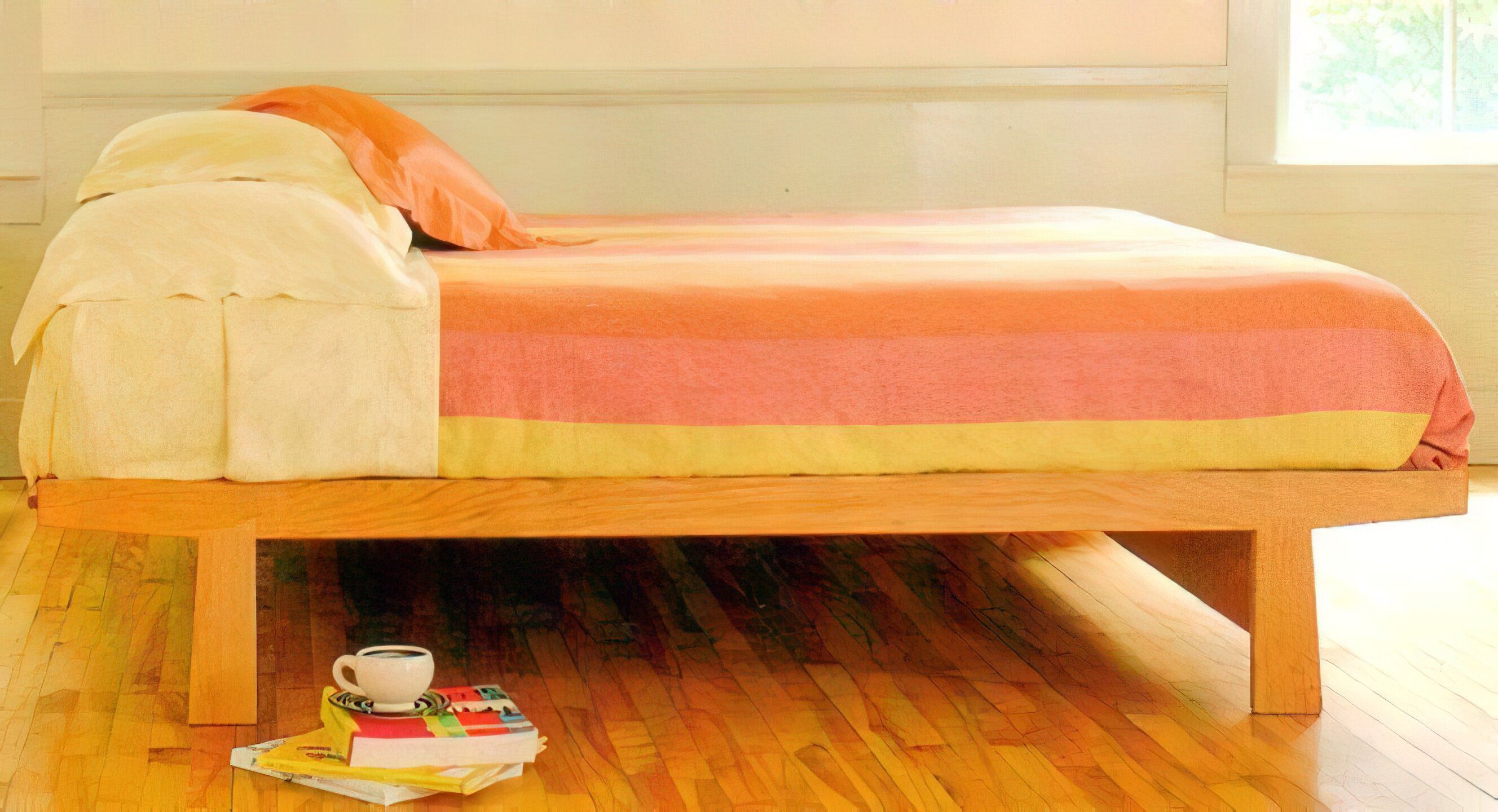 Maple platform bed hot sale