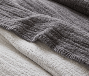 COYUCHI Cozy Organic Cotton Blanket