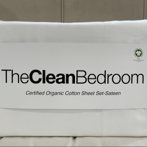 The Clean Bedroom Organic Cotton Sateen Sheet Sets