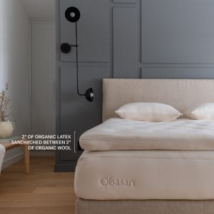 Obasan Grand Organic Wool and Latex Mattress Topper