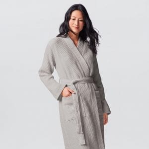 Coyuchi Organic Cotton Waffle Spa Robe