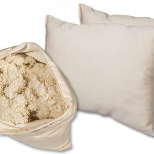 Shambho Pillow: Natural Wool & Millet Or Buckwheat Hulls