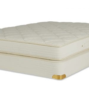 Royal-Pedic Natural  Latex Quilt-Top Mattress with canvas ticking