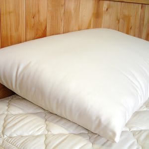 Holy Lamb Organics Natural Wool-Wrapped Latex Bed Pillow
