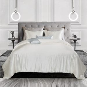 Perle Silk Charmeuse Silk Duvet Cover