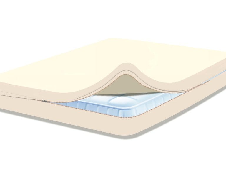 Sleep and Beyond Organic Cotton Zippered Mattress Encasement image