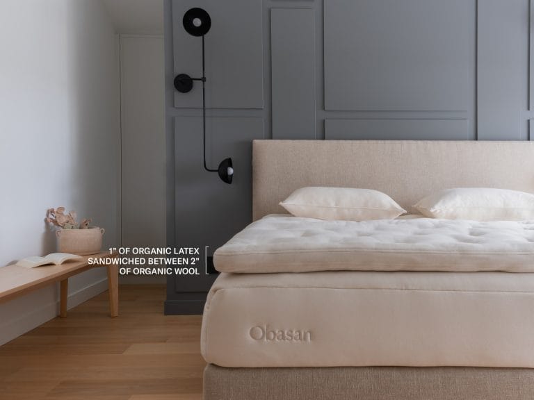 Obasan Deluxe Organic Wool and Latex Mattress Topper image