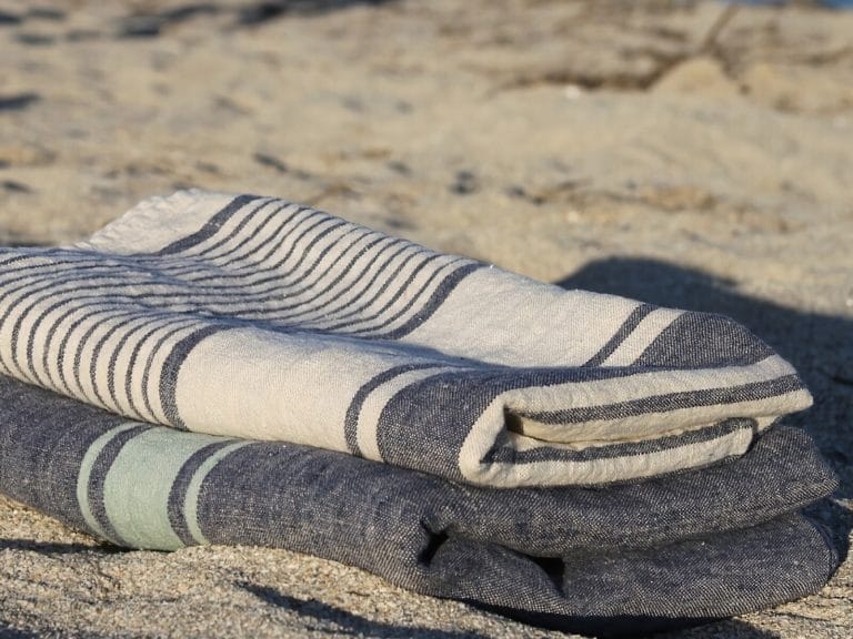 LinenCasa Linen Beach Towel image