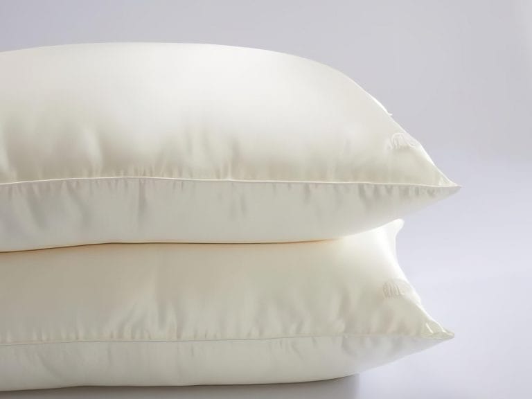 Perle Silk-Filled Pillow with Cotton Shell image