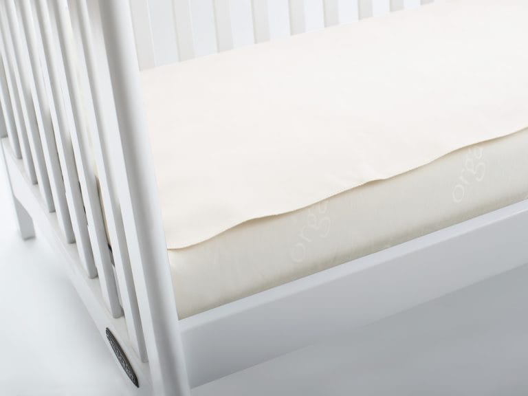 Naturepedic Waterproof Organic Cotton Crib Mattress Pad - Flat image