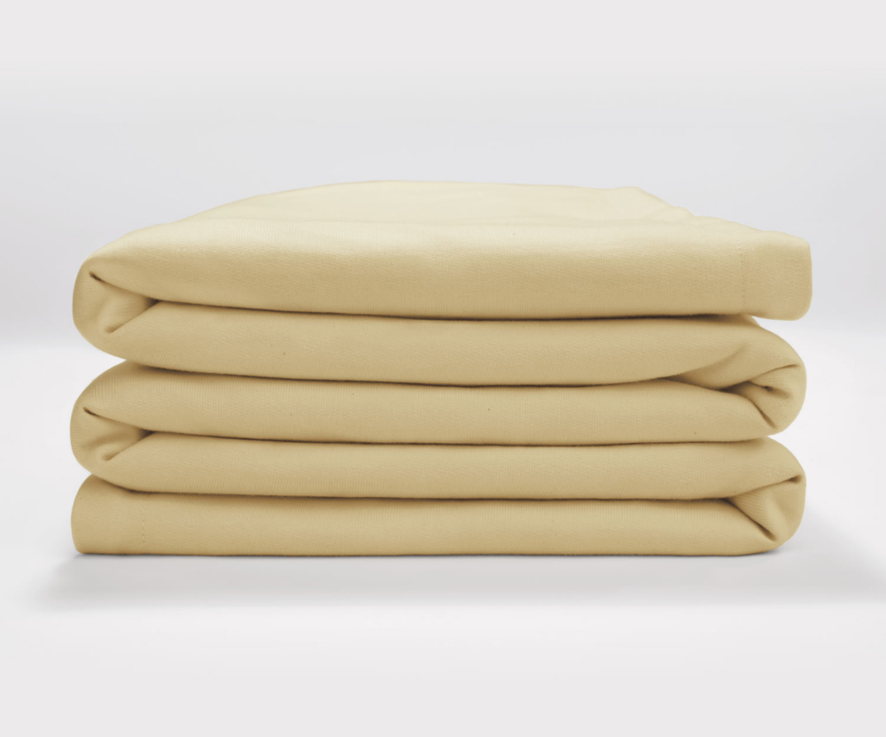 Live Good Organic Cotton French Terry Blanket Organic Blankets The