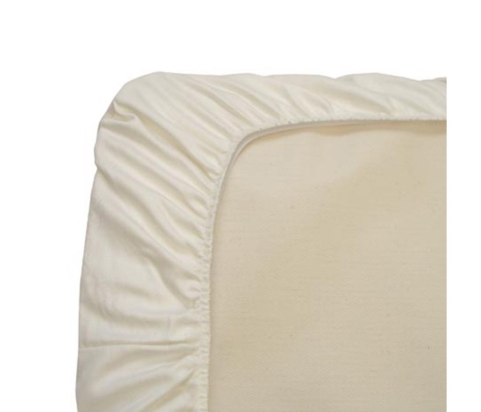 naturepedic waterproof fitted crib pad