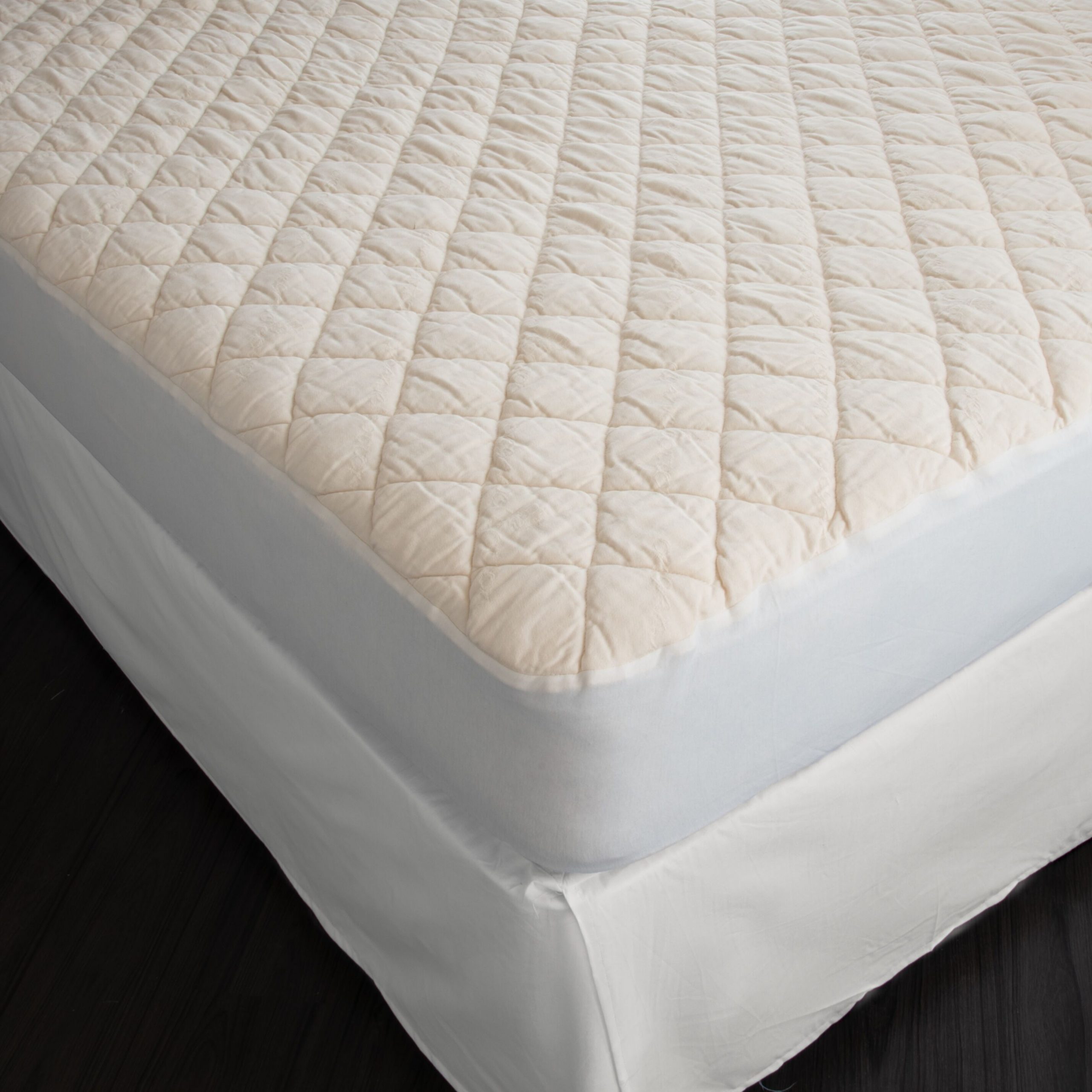 Suite Sleep Washable Wool Deep Pocket Fitted Mattress Pad