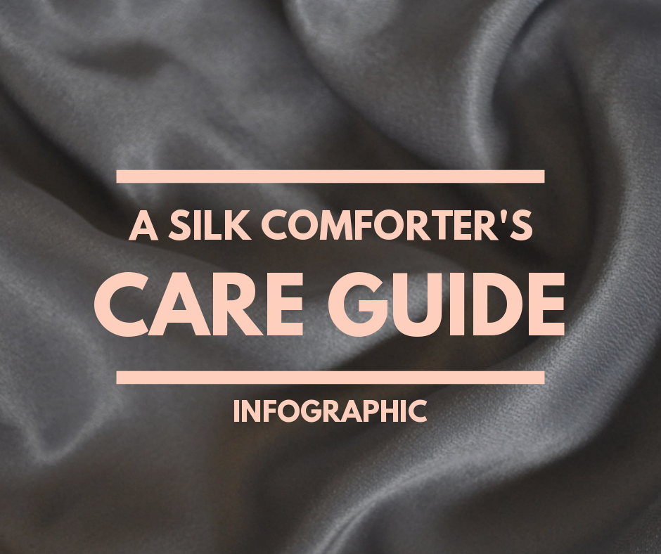 A silk comforter's care guide