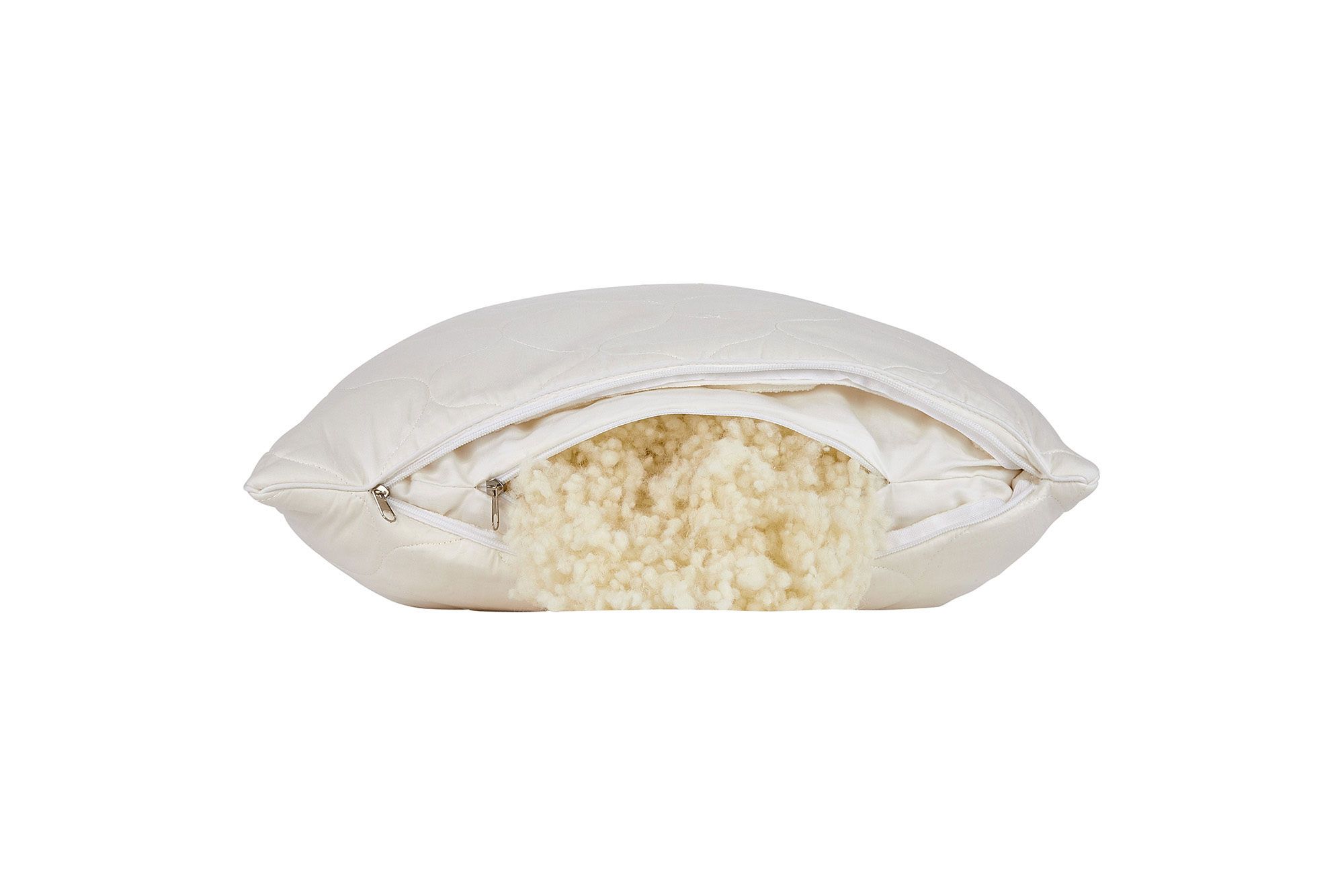 Sleep and Beyond myWool Natural Washable Wool Bed Pillow Wool